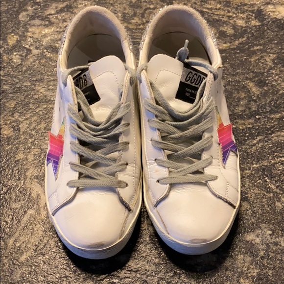 golden goose rainbow star